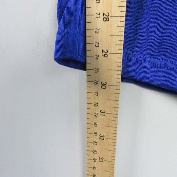 Citiknits Women's Tunic Top Pants Set Matching L Blue Vintage Comfort Travel 716 - Picture 14 of 15